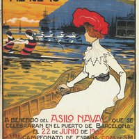 Regatas internacional al remo a beneficio del Asilo Naval