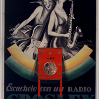 Escuchelo con un radio Crosley