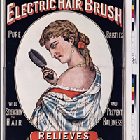 The Florentine electric hair brush. pure bristles. Will strengthen the hair and prevent baldness. Relieves headache in 5 minutes!!!