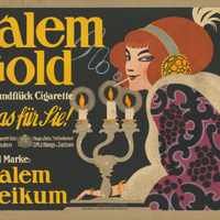 Salem Gold. Goldmundstück Zigarette