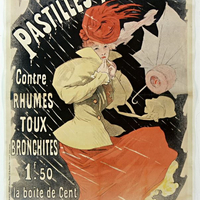Pastilles Poncelet contre rhumes, toux, bronchites, 1F,50 la boîte de cent...