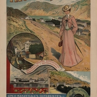 Aguas de Panticosa cinco manantiales diferentes entre ellos La Azoada de antiguo renombre, altura sobre el nivel del mar 1636 mts