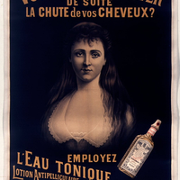Voulez-vous arrêter de suite la chute de vos cheveux ? Employez l'eau tonique lotion antipelliculaire de Diquemare chimiste à Rouen...