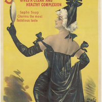 Sapho soap gives a clear and healthy complexion...