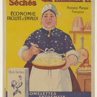 Oeufs séchés Gallia... Première marque française. Economie, facilité d'emploi... omelettes, entremets, gâteaux, sauces, etc.