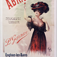 Abricotine, délicieuse liqueur P. Garnier. Enghien-les-Bains, (Près Paris)