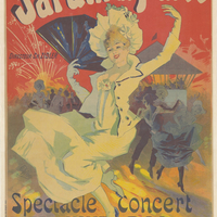 Champs-Elysées. Jardin de Paris. Directeur Ch. Zidler. Spectacle Concert Fête de nuit Bal...