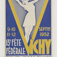 13e Fête fédérale. Fédération féminine française de gymnastique et d'éducation physique