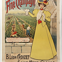 Fine champagne... B. Léon Croizet Saint-Même-Cognac. 1er cru classé