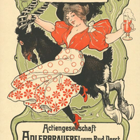 Bock-Bier. Adlerbrauerei Düsseldorf